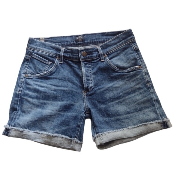 💐CITIZENS OF HUMANITY Skylar Button Fly Cutoff Jean Shorts size 27 - Picture 1 of 14